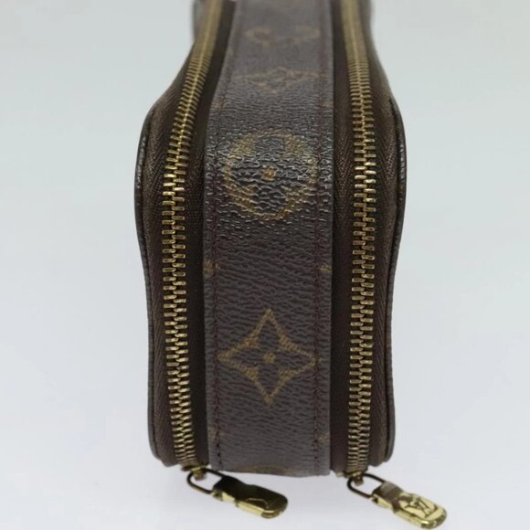 LOUIS VUITTON Monogram Trousse Brush PM Cosmetic Pouch M47510 LV Auth 120867 - Picture 8 of 16